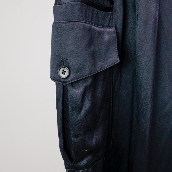 Alexander Wang SS/09 Navy Silk Joggers - Picture 4 of 10